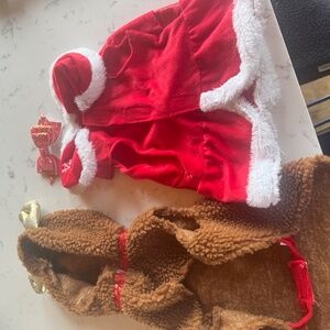HOLIDAY DOG BUNDLE COSTUMES/CLOTHING SIZE SMALL EXCELLENT CONDITION